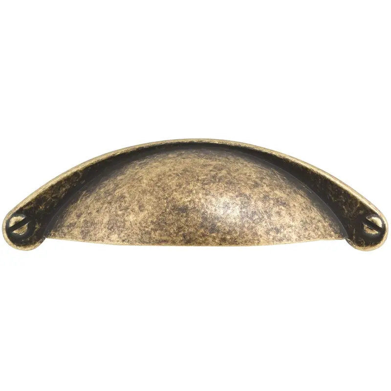 Traditional Pull, 2-1/2" Center-to-Center, Burnished Brass