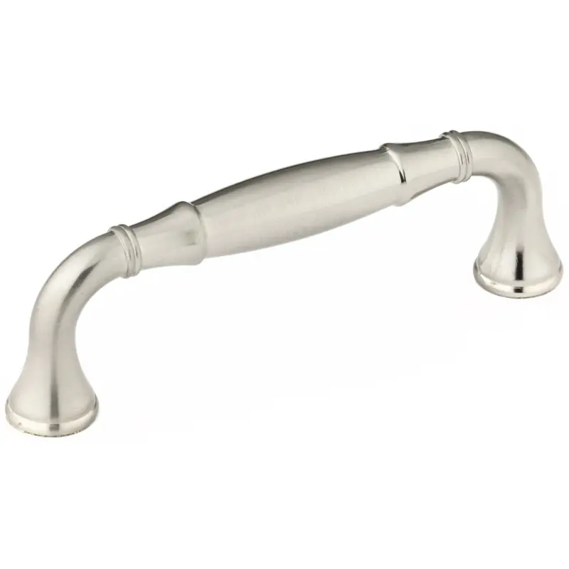 Traditional Pull, 3" Center-to-Center, Brushed Nickel