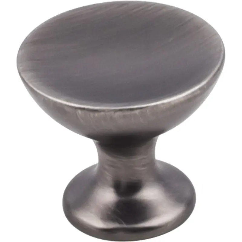 Rae Large Knob, 1-3/8" Dia., Brushed Pewter