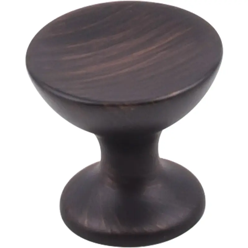 Rae Small Knob, 1-1/16" Dia Brushed Oil Rubbed Bronze