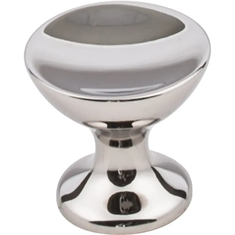 Rae Small Knob, 1-1/16" Dia Polished Nickel