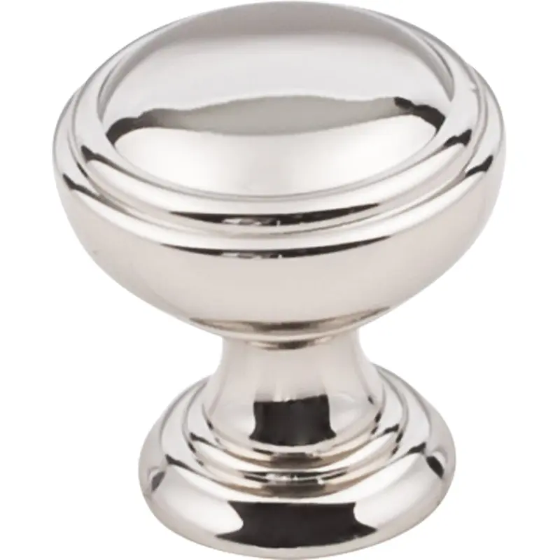 Tiffany Knob, 1-1/4" Dia.,  Polished Nickel