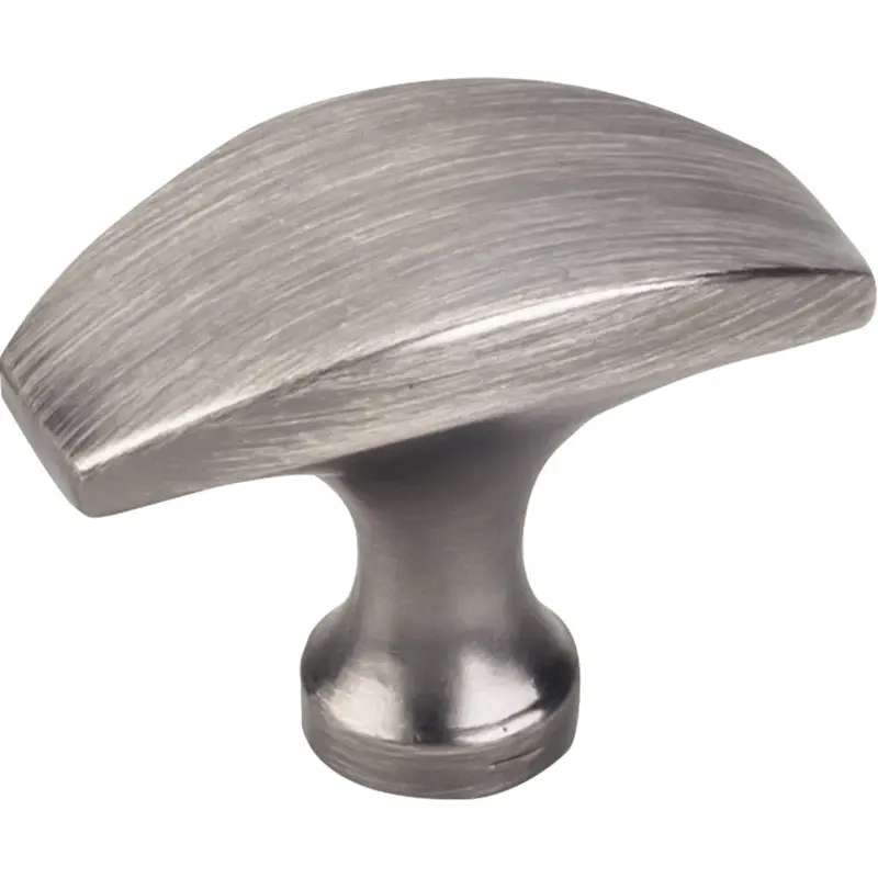 Cosgrove Knob, 1-1/2" O.L., Brushed Pewter