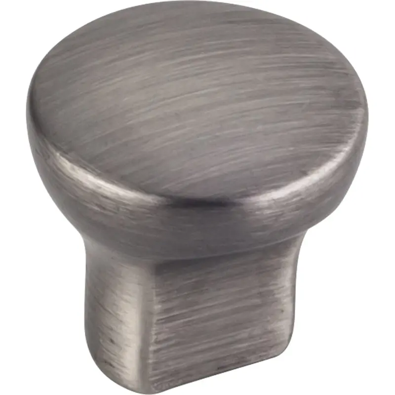 Brenton Knob 1" Dia  Brushed Pewter