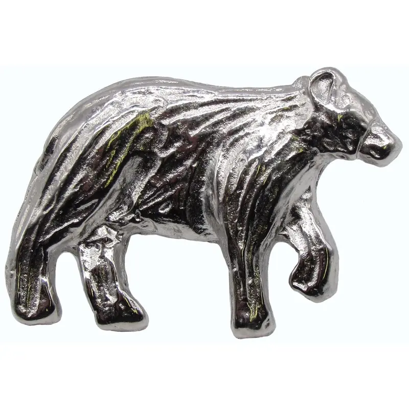 Bear Right Facing Knob Nickel