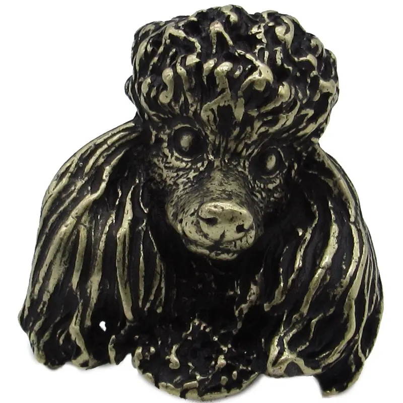 Poodle Knob Brass Oxide