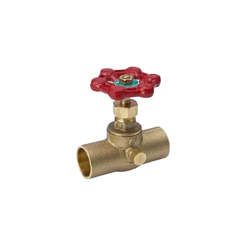 1/2  NL BRASS STOP AND WASTE