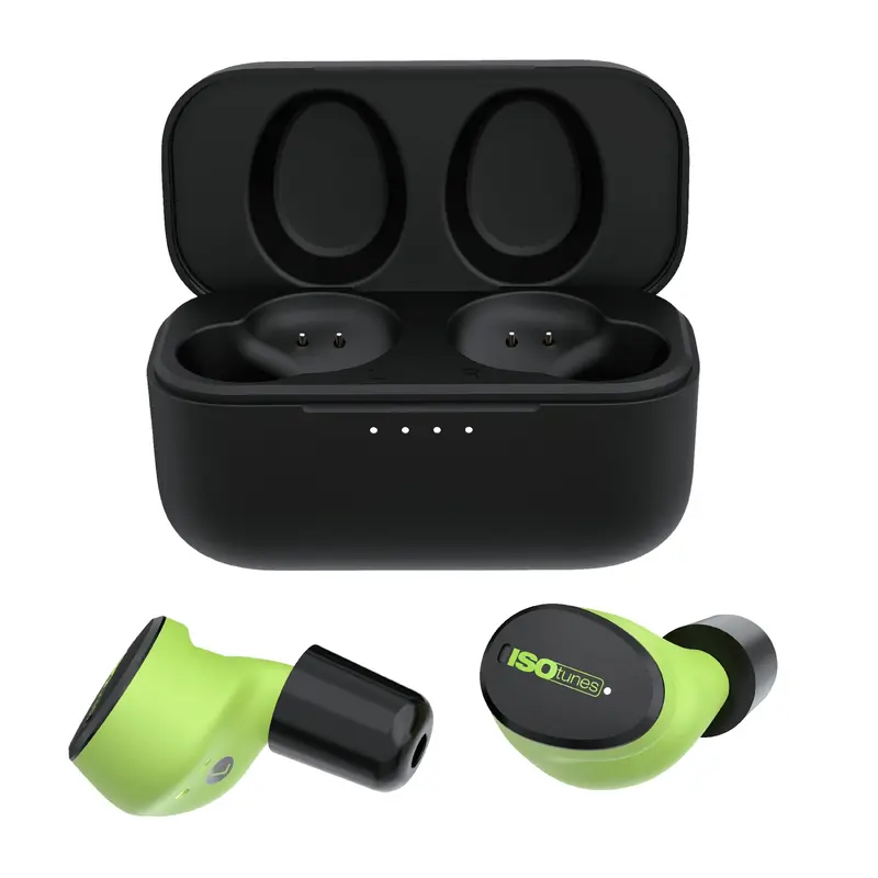 FREE Aware True Wireless Bluetooth Earbuds- Safety Green
