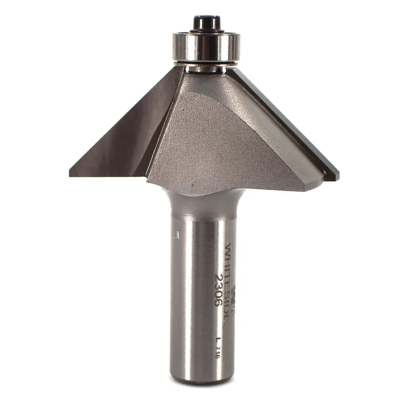 2306 Chamfer Router Bit 1/2" SH 1-1/16" CL X 3/4" CH 2-1/2" OL
