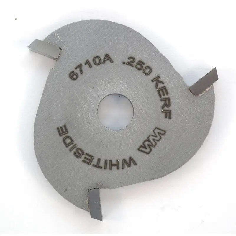 6710A 3-Wing (1/4") Slotting Cutter Router Bit .250"