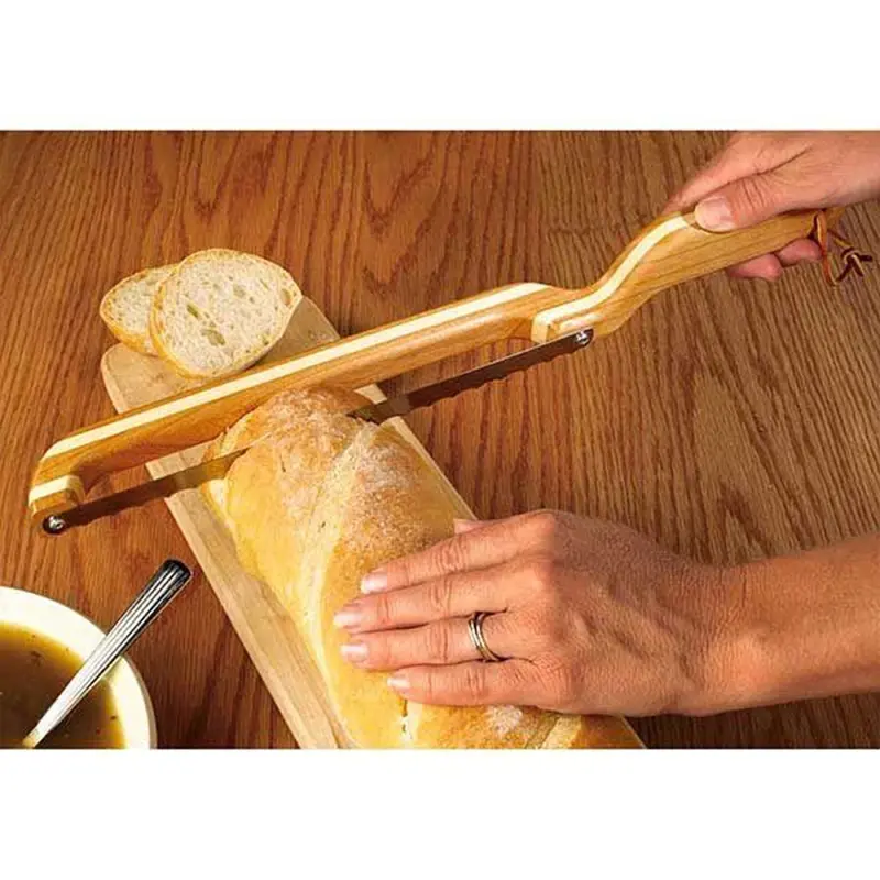 Downloadable Woodworking Project Plan to Build Slice and Serve Bread Knife