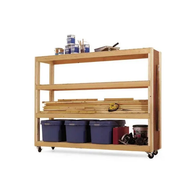 Woodworking Project Paper Plan to Build Mobile Storage