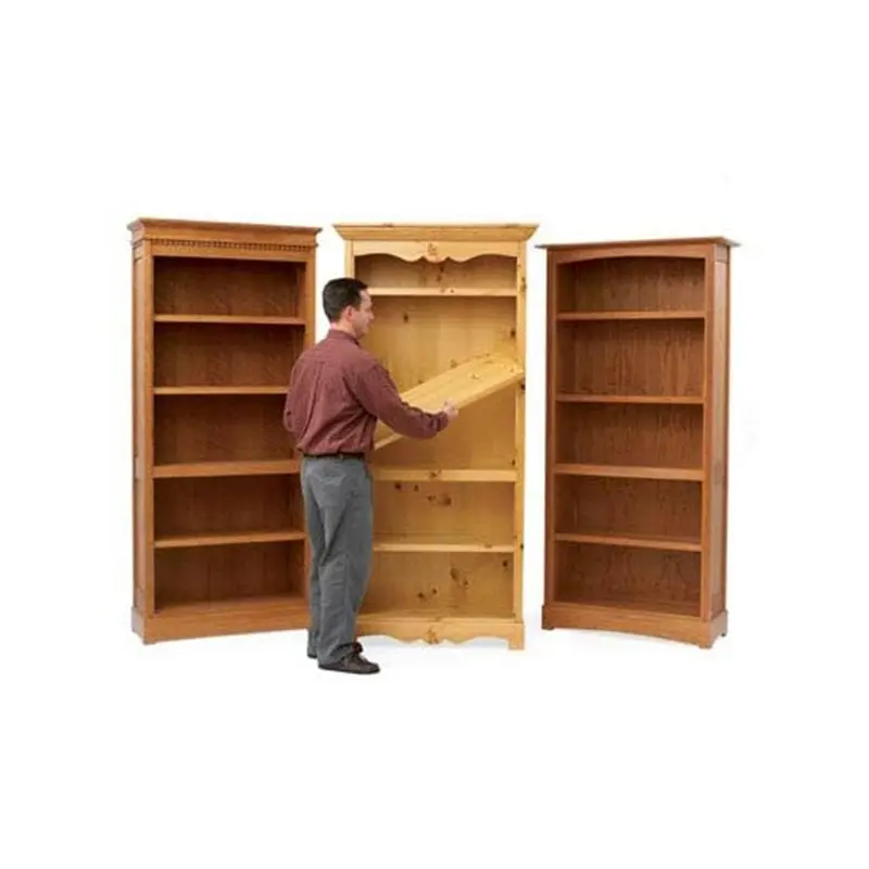 Woodworking Project Paper Plan to Build Trio of Bookcases
