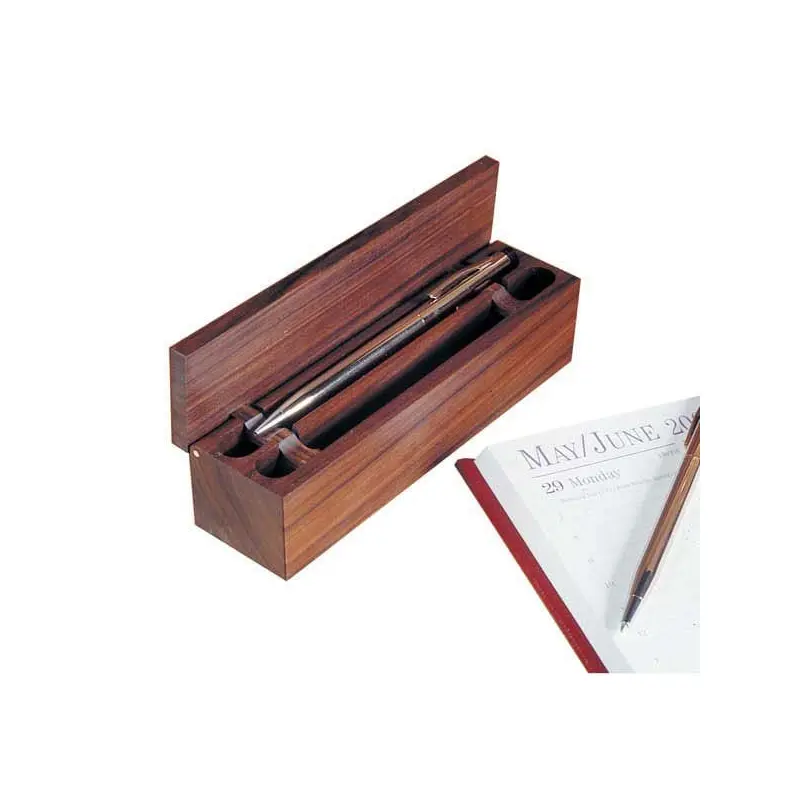Woodworking Project Paper Plan to Build Flip-Up Pen Box