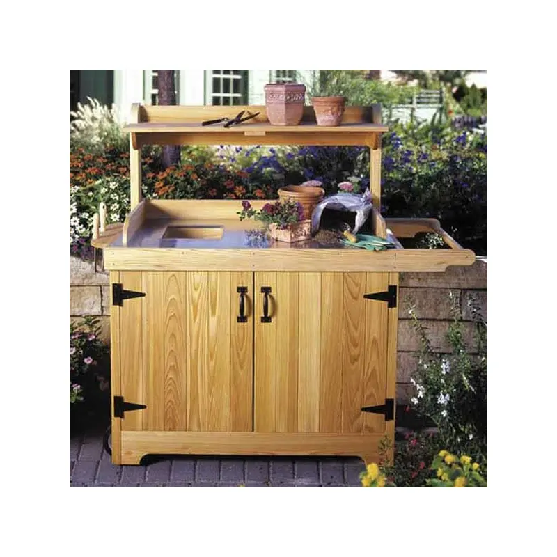 Woodworking Project Paper Plan to Build Potting Bench
