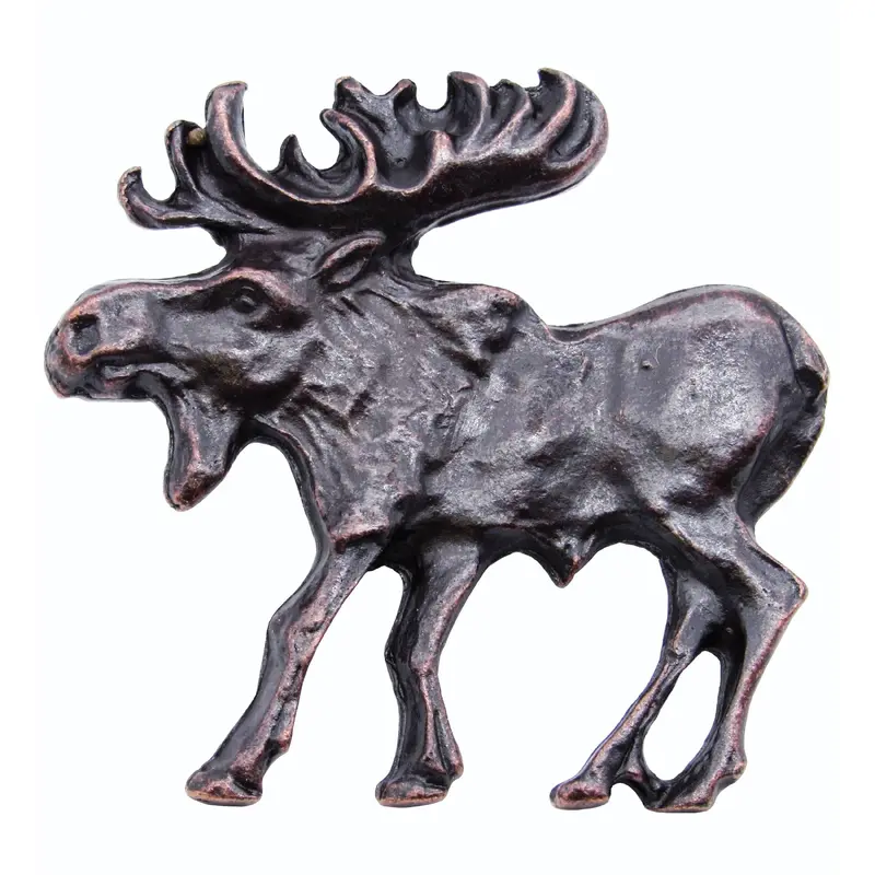 Walking Moose Pull, Left, Oil Rubbed Bronze, Model 002ORB
