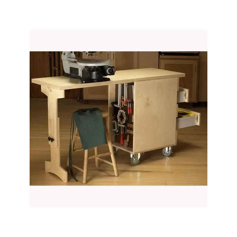 Woodworking Project Paper Plan to Build Shop Cart/Workbench