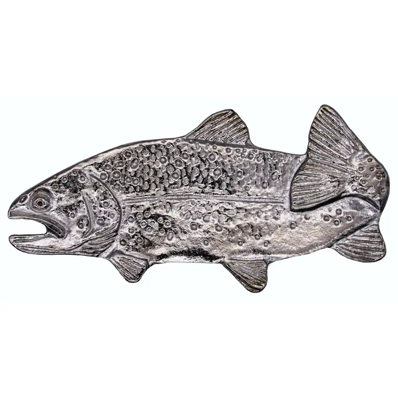 2" Long Trout Pull Left Facing, Nickel, Model 096N