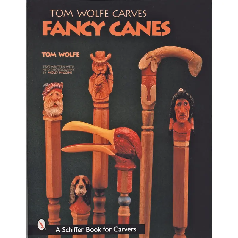 Tom Wolfe Carves Fancy Canes