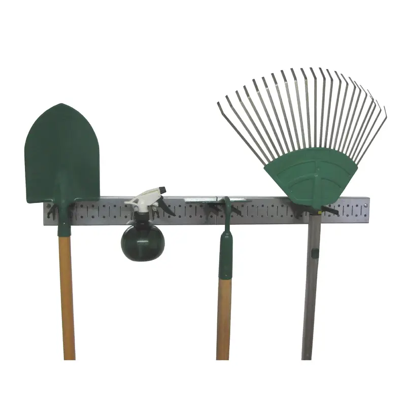 Metal Pegboard Strip Garden Tool Organizer Kit