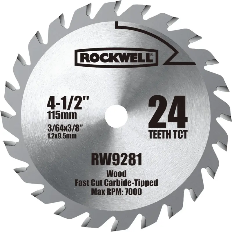 4-1/2" Compact TCT Circular Saw Blade, Model RW9281