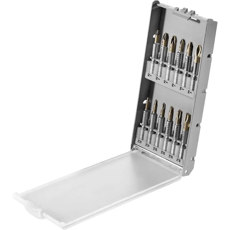 2" Centrotec Driver Bit Cassette - BKS SYS3 50 mm CE F - 12 Piece