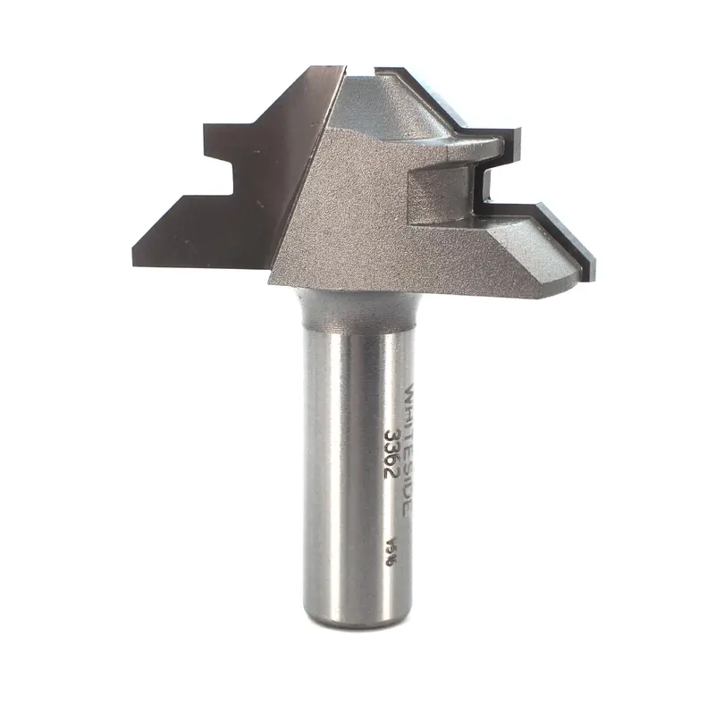 3362 Lock Miter Router Bit 2" D for 1/2" to 3/4" Stock Thickness