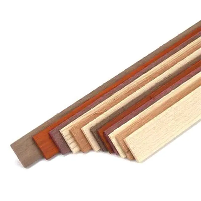 Wood Laminating Strips - 1/8" x 7/8" x 24" - Assorted Species - 12 Piece