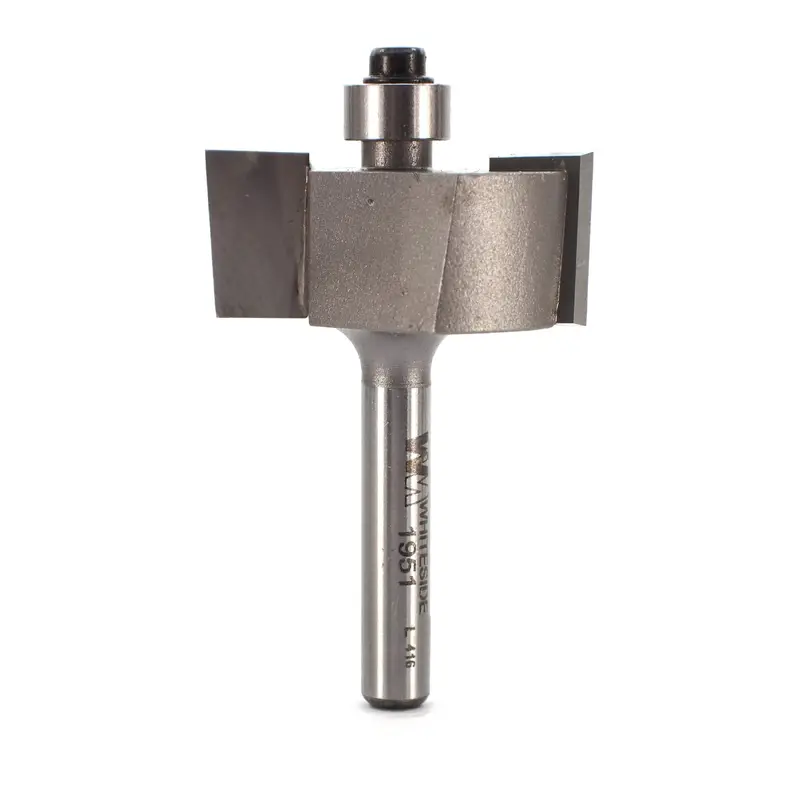 1951 B2 Bearing Rabbet Router Bit 1/4" SH 1-3/8" D x 1/2" CL x 1/2" CD