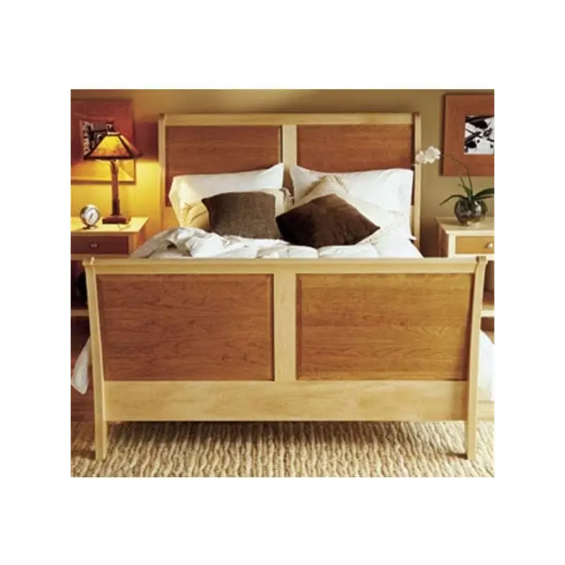 Woodworking Project Paper Plan to Build Maple & Cherry Sleigh Bed