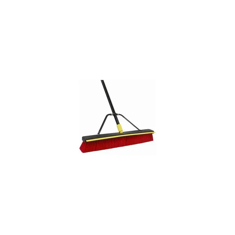 2-In-1 Pushbroom & Squeegee with Brace