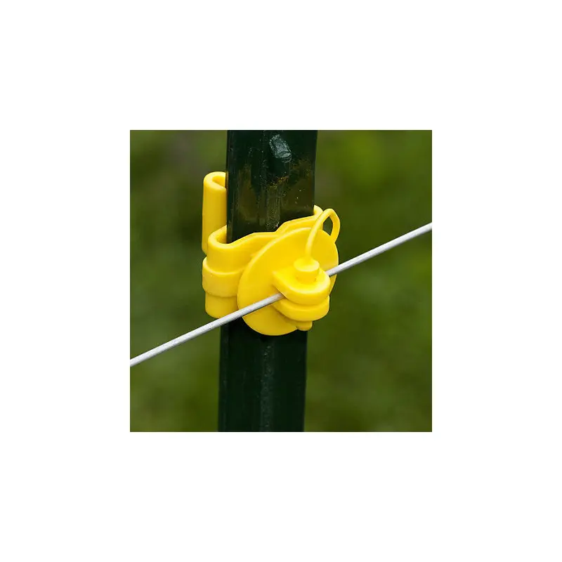 Zareba Yellow Pin-Lock T-Post Insulator