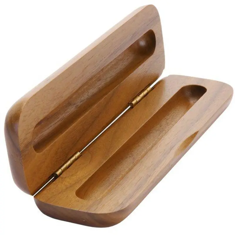 Single Walnut Stained Case