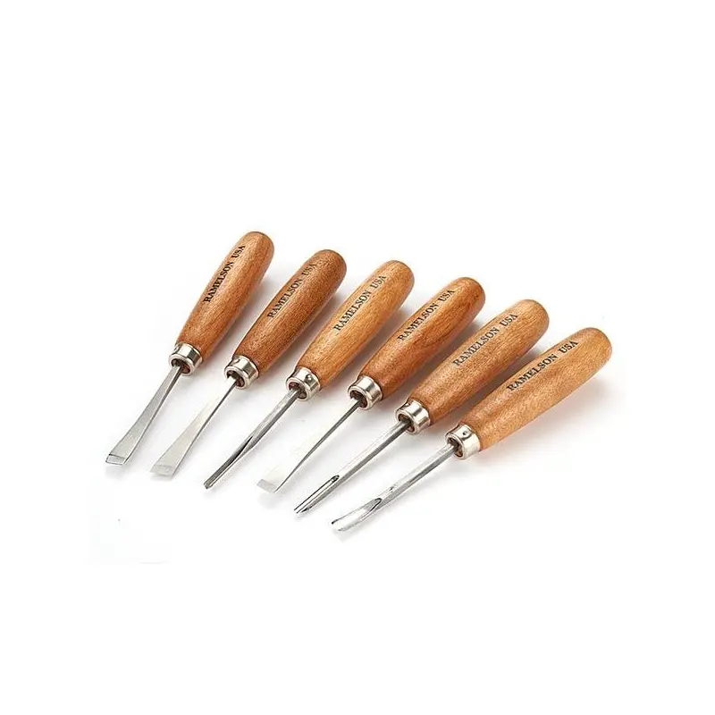 Beginner's Carving Tool Set - Full Size - 6 Piece
