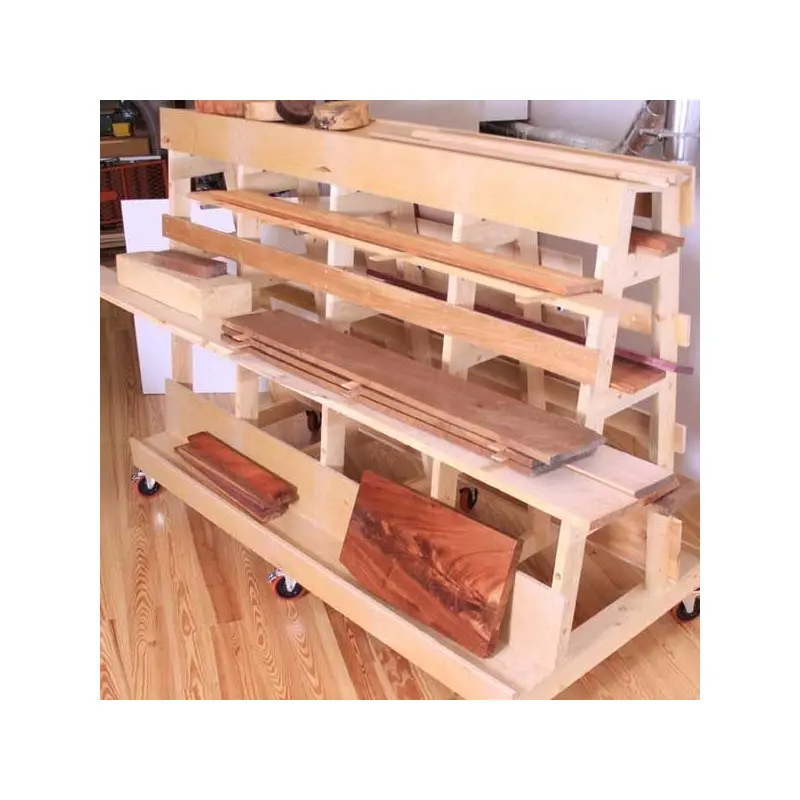 Lumber & Sheet Goods Storage Rack - Downloadable Plan