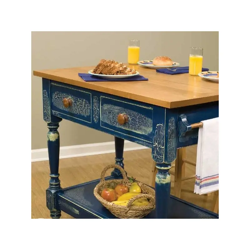 Country Kitchen Work Table - Downloadable Plan