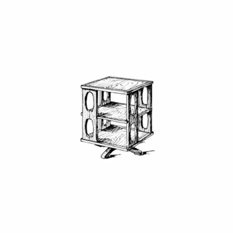 Woodworking Project Paper Plan to Build Revolving Book Case