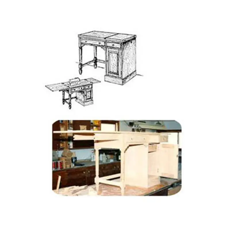 Woodworking Project Paper Plan to Build Sewing Desk