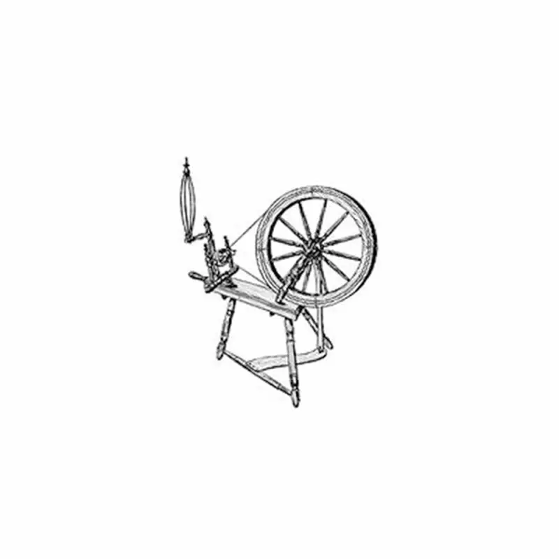 Woodworking Project Paper Plan to Build Large Spinning Wheel