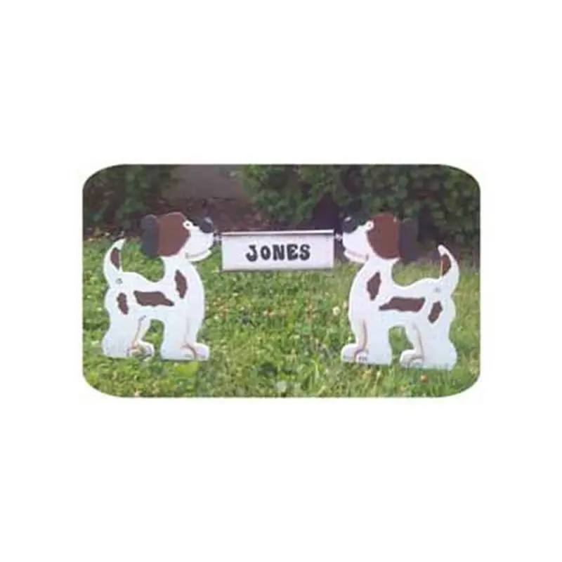 Woodworking Project Paper Plan to Build Rover Welcome Sign