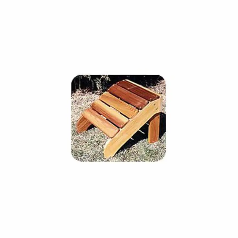 Woodworking Project Paper Plan to Build Classic Adirondack Footrest