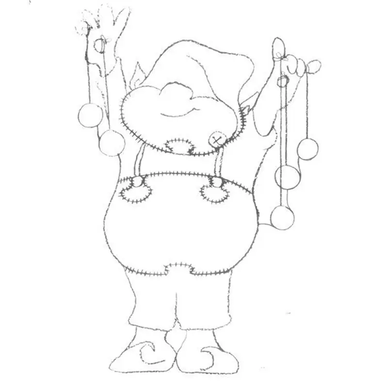 Woodworking Project Paper Plan to Build Elf with Yo-Yo