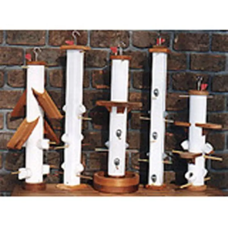 Woodworking Project Paper Plan to Build PVC Bird Feeders