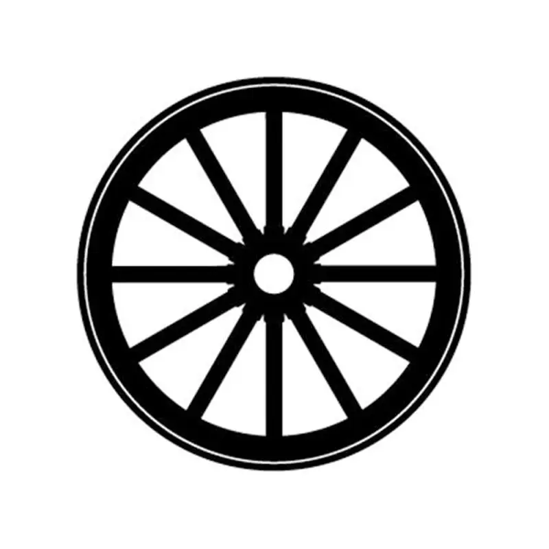 Woodworking Project Paper Plan to Build Wagon Wheel Shadow