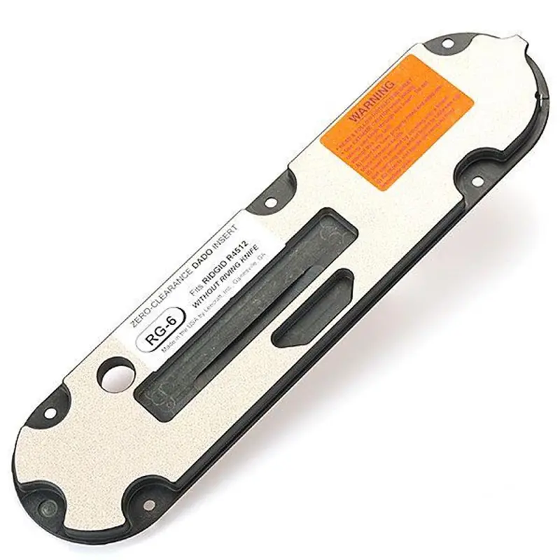 Ridgid R4512 Table Saw Zero-Clearance Dado Insert