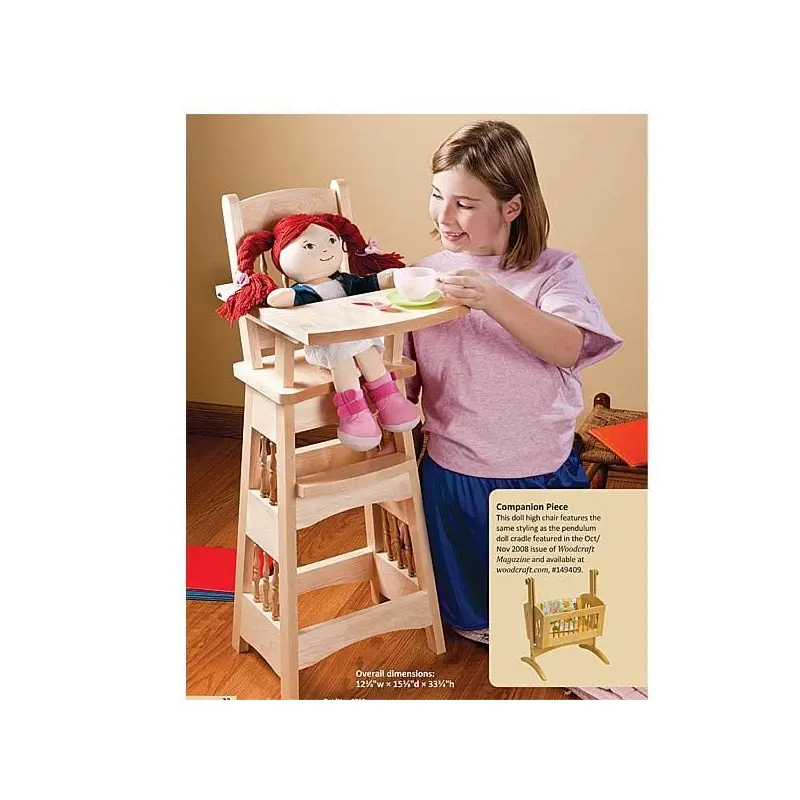 Doll High Chair - Downloadable Plan