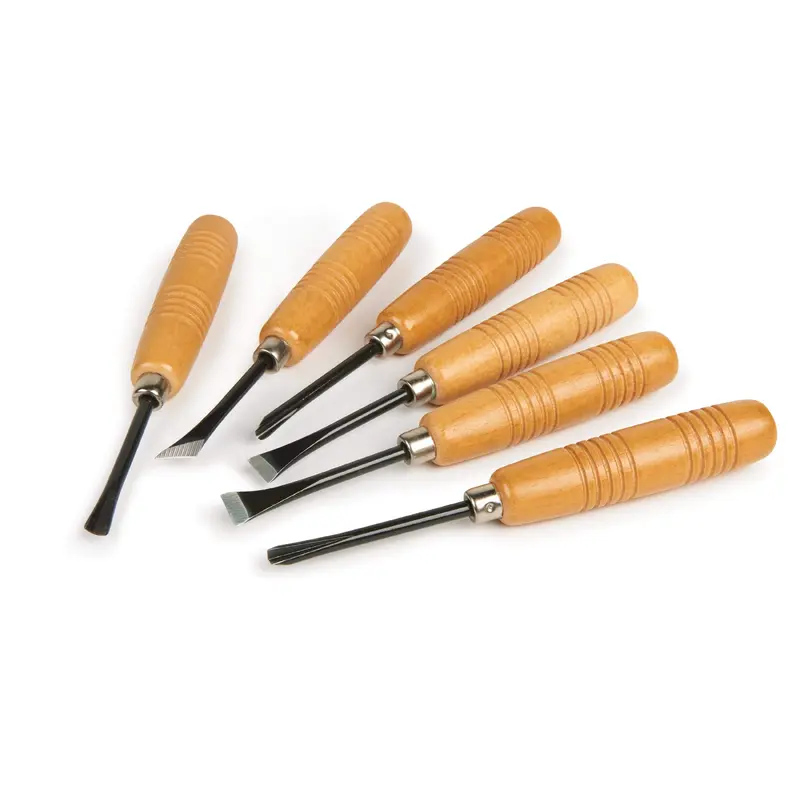 Set  6 Carving Tools Full Size