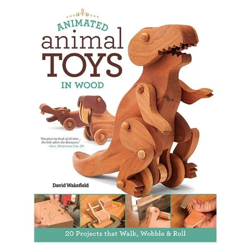 Animated Animal Toys in Wood