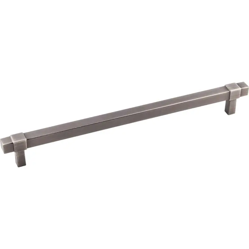 Zane Pull, 224 mm C/C, Finish  -Brushed Pewter