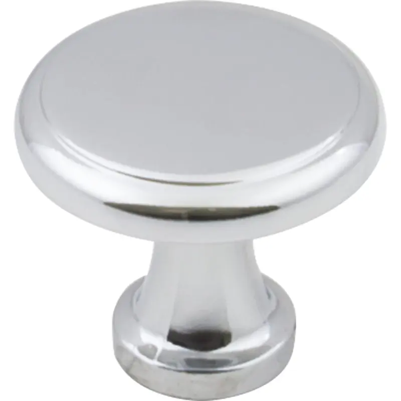 Gatsby Knob, 1-1/8" Dia.,  Finnish -Polished Chrome